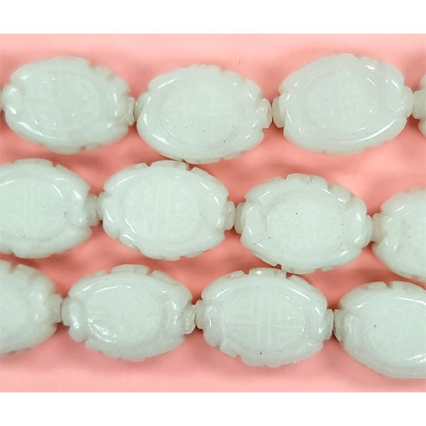OVAL 18X25MM LONG LIFE WHITE QUARTZ